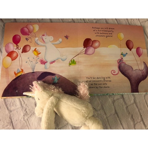 Jellycat London Unicorn Plush & book - Picture 3 of 5